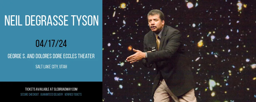 Neil deGrasse Tyson at George S. and Dolores Dore Eccles Theater