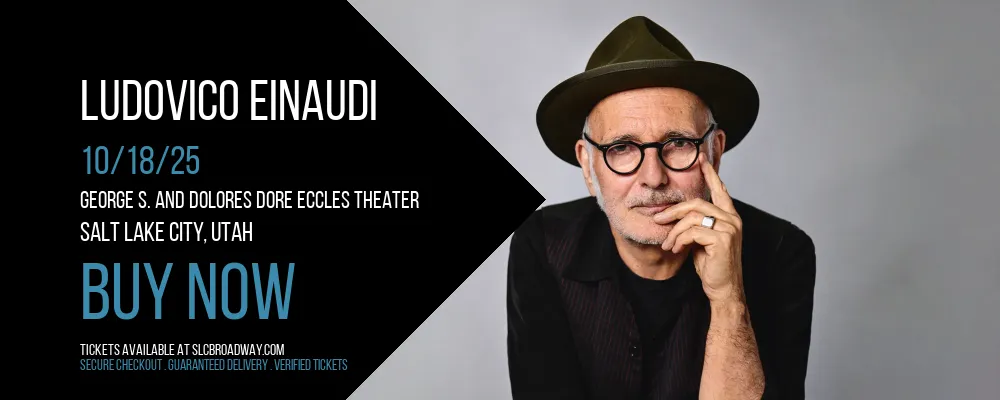 Ludovico Einaudi at George S. and Dolores Dore Eccles Theater