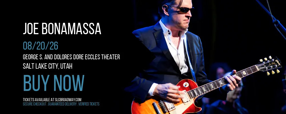 Joe Bonamassa at George S. and Dolores Dore Eccles Theater